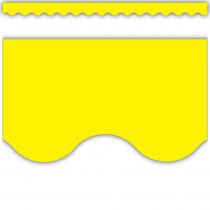 Yellow Scalloped Border Trim - TCR4175 | Teacher Created Resources | Deco: Border Trim