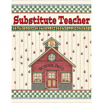 TCR4523 - Dm Substitute Teacher Pocket Folder in Substitute Teachers