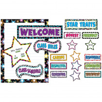 TCR5220 - Fancy Stars Bulletin Board in Classroom Theme