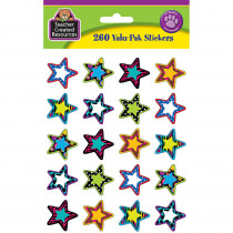 TCR5365 - Fancy Stars 2 Stickers Valu Pk in Stickers