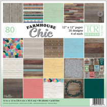 Farmhouse Chic Project Paper, 12" x 12", 80 Sheets - TCR5581 | Teacher Created Resources | Craft Paper