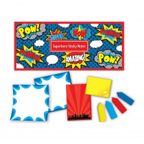 TCR5664 - Superhero Sticky Notes in Post It & Self-stick Notes