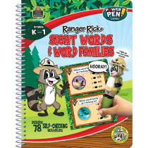 Ranger Rick Power Pen Learning Book: Sight Words & Word Families - TCR6008 | Teacher Created Resources | Sight Words