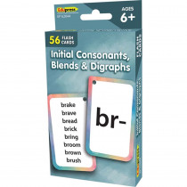 Initial Consonants, Blends & Digraphs Flash Cards - TCR62044 | Teacher Created Resources | Language Skills