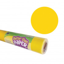 Better Than Paper Bulletin Board Roll, 4' x 12', Yellow Gold, 4 Rolls - TCR6334 | Teacher Created Resources | Bulletin Board & Kraft Rolls