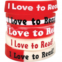 Fancy I Love to Read Wristbands - TCR6566 | Teacher Created Resources | Deco: Wristbands