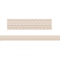 Cable Knit Sweater Straight Border Trim, 35 Feet - TCR6745 | Teacher Created Resources | Border/Trimmer
