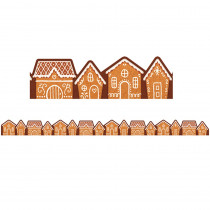 Gingerbread Houses Die-Cut Border Trim, 35 Feet - TCR6751 | Teacher Created Resources | Border/Trimmer