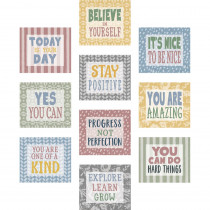 Classroom Cottage Positive Sayings Accents, Pack of 30 - TCR7185 | Teacher Created Resources | Accents