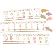Terrazzo Tones Number Line (-20 to +120) Bulletin Board Set, 24 Pieces - TCR7204 | Teacher Created Resources | Math