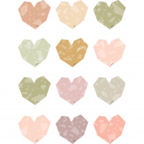 Terrazzo Tones Hearts Mini Accents, Pack of 36 - TCR7220 | Teacher Created Resources | Accents