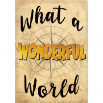 Whats a Wonderful World Positive Poster - TCR7437 | Teacher Created Resources | Motivational