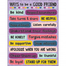 Oh Happy Day Ways to be a Good Friend Chart, 17 x 22" - TCR7450 | Teacher Created Resources | Classroom Theme"