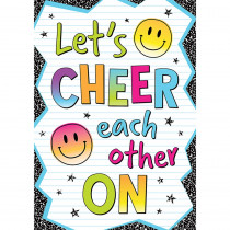 Lets Cheer Each Other On Positive Poster - TCR7466 | Teacher Created Resources | Motivational