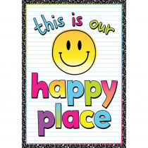 Happy Place Positive Poster - TCR7468 | Teacher Created Resources | Motivational