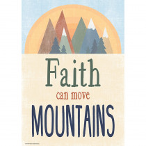 Faith Can Move Mountains Positive Poster - TCR7470 | Teacher Created Resources | Motivational