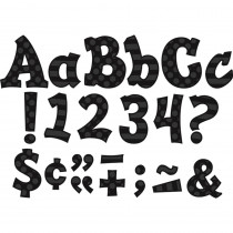 TCR75262 - Black 5In Sassy Font in Letters