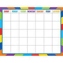 Playful Patterns Calendar Chart, 22 x 17" - TCR7549 | Teacher Created Resources | Calendars"