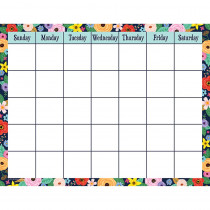 Wildflowers Calendar Chart, 17 x 22" - TCR7599 | Teacher Created Resources | Calendars"