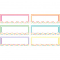 Pastel Pop Rainbow Labels Magnetic Accents, Pack of 20 - TCR77057 | Teacher Created Resources | Whiteboard Accessories