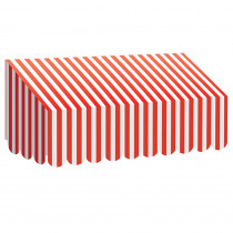 TCR77165 - Red & White Stripes Awning in Banners