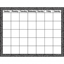 TCR7718 - Black/White Crazy Circles Blank Calendar Chart in Calendars