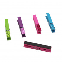 TCR77237 - Glitter Magnetic Clothespins in Clips