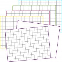 Double-Sided Math Grid Dry Erase Boards, Pack of 10 - TCR77253 | Teacher Created Resources | Dry Erase Boards