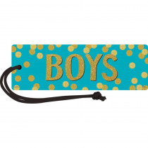 TCR77395 - Confetti Magnetic Boys Pass in Hall Passes