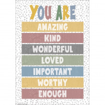 You Are Enough Positive Poster - TCR7862 | Teacher Created Resources | Deco: Charts, Posters