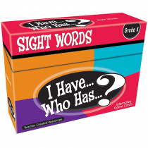 TCR7868 - I Have Who Has Gr K Sight Words Games in Language Arts