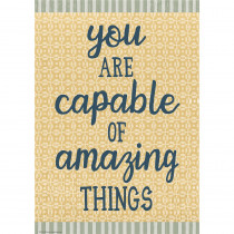 You Are Capable of Amazing Things Positive Poster - TCR7885 | Teacher Created Resources | Deco: Charts, Posters