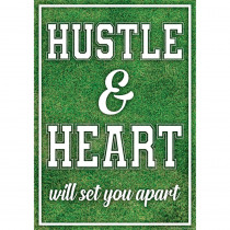 Hustle & Heart Will Set You Apart Positive Poster - TCR7952 | Teacher Created Resources | Motivational