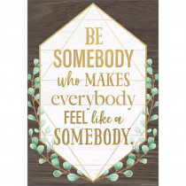Be Somebody Who Makes Everybody Feel like a Somebody Positive Poster, 13-3/8 x 19" - TCR7978 | Teacher Created Resources | Motivational"