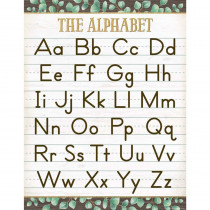 Eucalyptus The Alphabet Chart, 17 x 22" - TCR7983 | Teacher Created Resources | Language Arts"