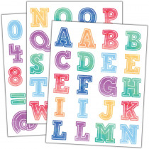 Watercolor Alphabet Stickers - TCR8196 | Teacher Created Resources | Deco: Stickers, Alphabet