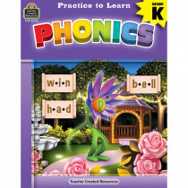 Practice to Learn: Phonics Grade K - TCR8232 | Teacher Created Resources | Phonics