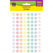 Pastel Pop Circles Mini Stickers Valu - Pack - TCR8425 | Teacher Created Resources | Stickers