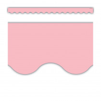 Pastel Pink Scalloped Border Trim, 35 Feet - TCR8428 | Teacher Created Resources | Border/Trimmer
