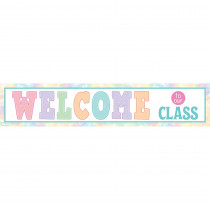 Pastel Pop Welcome to Our Class Banner - TCR8445 | Teacher Created Resources | Banners
