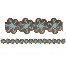 Home Sweet Classroom Snowflakes Die-Cut Border Trim, 35 Feet - TCR8455 | Teacher Created Resources | Border/Trimmer