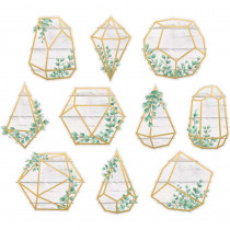 Eucalyptus Geometric Terrariums Accents, Pack of 30 - TCR8475 | Teacher Created Resources | Accents
