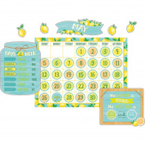 Lemon Zest Calendar Bulletin Board Set - TCR8479 | Teacher Created Resources | Calendars