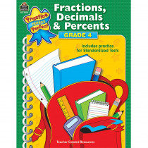 TCR8629 - Pmp Fractions Decimals & Percents G Gr 4 in Activity Books