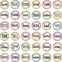 Confetti Positive Words Mini Accents - TCR8732 | Teacher Created Resources | Accents