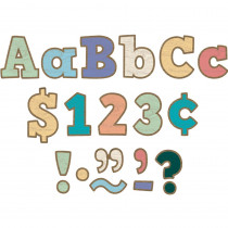 TCR8820 - Painted Wood 4In Letters Combo Pack Bold Block in Letters