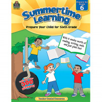 TCR8846 - Summertime Learning Gr 6 in Skill Builders