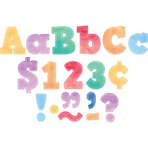 TCR8889 - Watercolor Bold Block 4In Letters Combo Pack in Letters