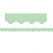 Mint Green Scalloped Rolled Border Trim, 50' - TCR8933 | Teacher Created Resources | Border/Trimmer