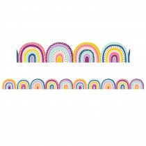 Oh Happy Day Rainbows Die-Cut Border Trim, 35 Feet - TCR9092 | Teacher Created Resources | Border/Trimmer